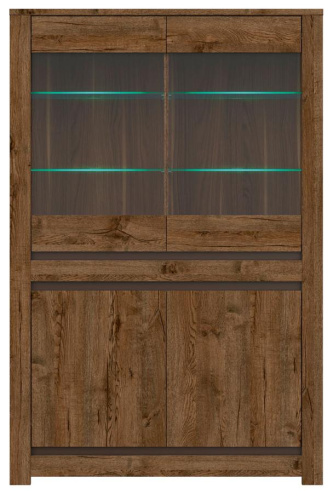 Шкаф  витрина с подсветкой REG2W2D Kada