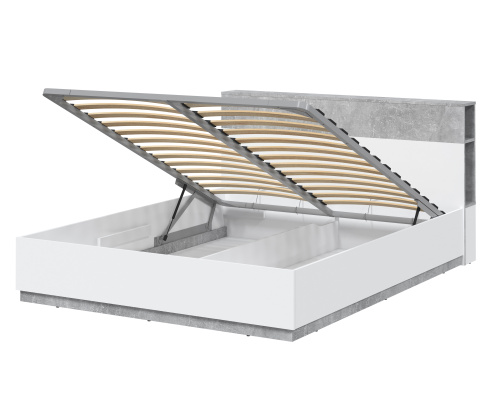 Кровать двойная Quartz QZ-К160 с подъемным механизмом фото 7