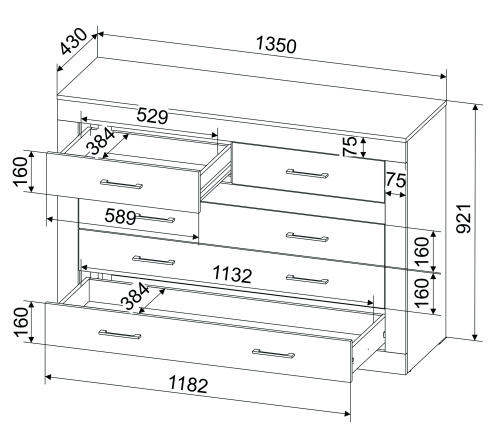 Комод LT-5Ш фото 2