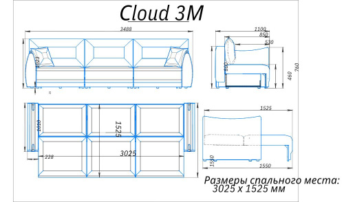 Cloud 1L101R Секционный фото 5
