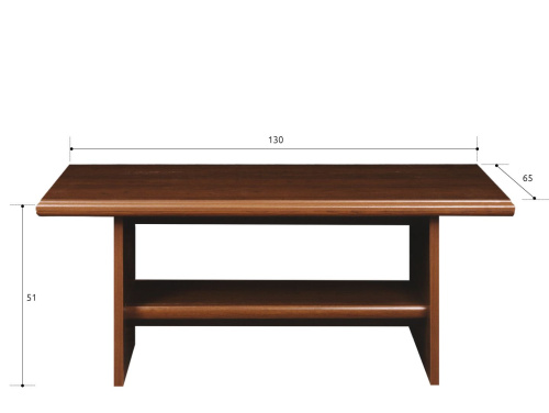 Стол журнальный LAW Kentaki Каштан фото 2