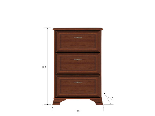 Тумба для обуви SFB3B Kentaki Каштан фото 4