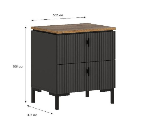 Тумба прикроватная KOM2S San Gimignano фото 2