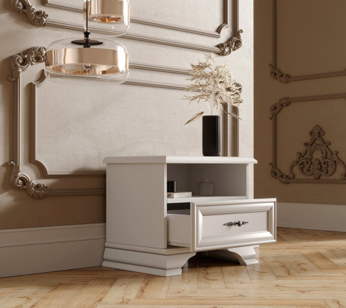 Тумба прикроватная KOM1S KENTAKI Белый фото 3