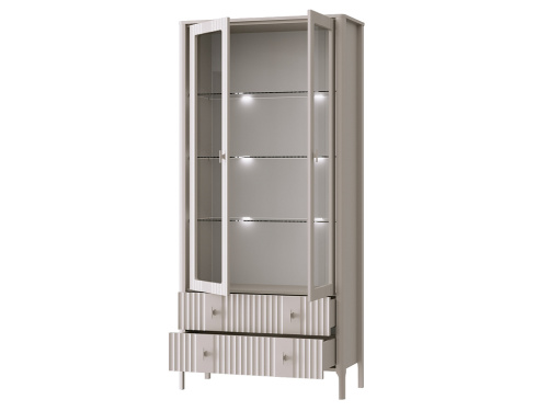 Шкаф витрина с подсветкой REG2W2S Dalia фото 2