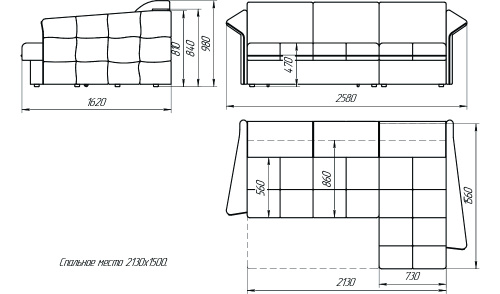 Диван угловой Толедо-2 фото 8