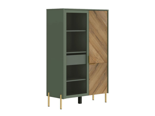 Шкаф витрина REG1W1D/140 Siena фото 2