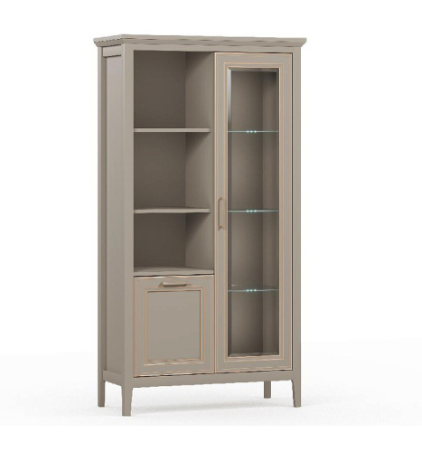 Шкаф витрина c подсветкой REG1W1D Classic фото 3