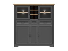 Шкаф витрина с подсветкой REG2W3D3S Jasmin