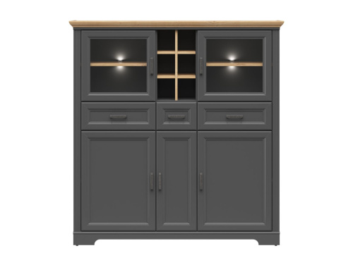 Шкаф витрина с подсветкой REG2W3D3S Jasmin