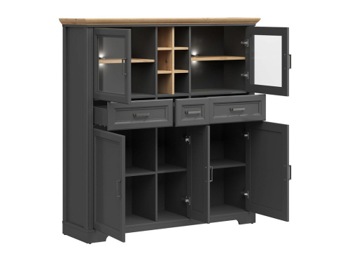 Шкаф витрина с подсветкой REG2W3D3S Jasmin фото 3