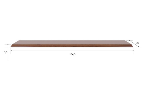 Полка POL/155 Kentaki Каштан фото 2