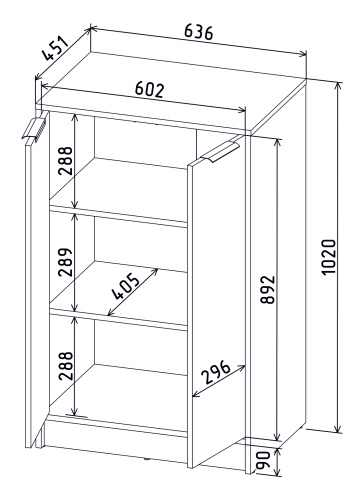 Тумба КТ-Т64 фото 15