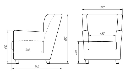Кресло Фиона фото 3