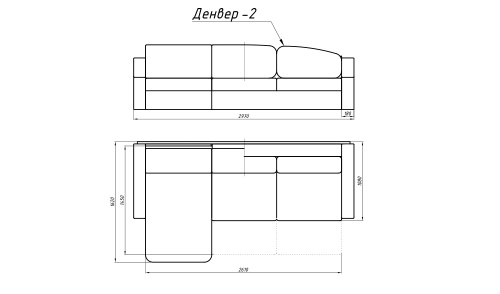 Диван угловой Денвер 2 фото 7