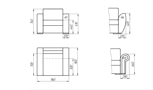 Кресло Пингвин 2/6 фото 4
