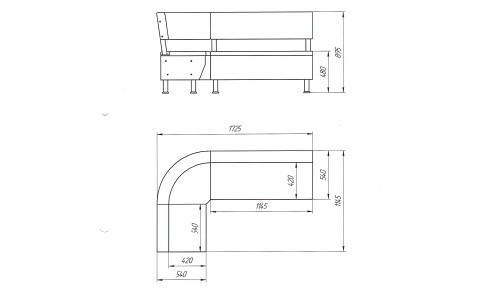 Кухонная скамья Сэнди-1 фото 4