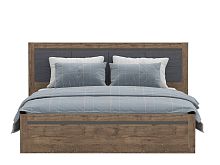 Кровать с мягким элементом c металлическим основанием LOZ160х200 Kada