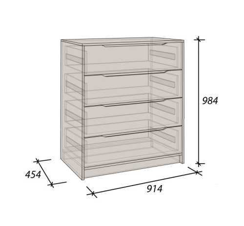 Комод “Интерио 2” СН-111.03 фото 4