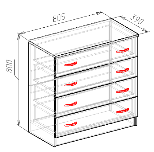 Комод "Бонн" фото 2