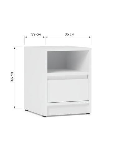 Тумба прикроватная BRIGHTON 1S1N фото 2