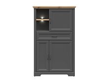 Шкаф витрина с подсветкой REG3D1S Jasmin