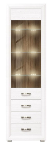 Шкаф витрина с подсветкой REG1W3S Malta