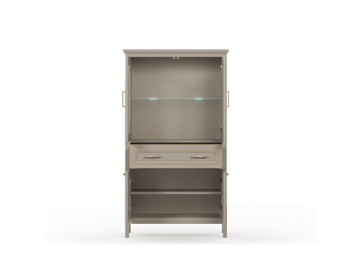 Шкаф витрина с подсветкой REG2W2D1S/170 Classic фото 3