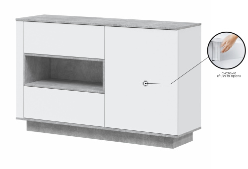 Тумба Quartz QZ-Т1Д2Ш фото 7