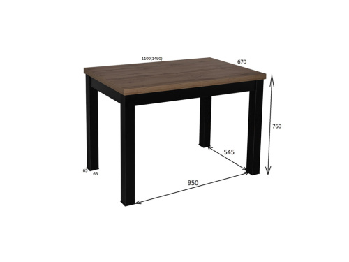 Стол обеденный BLACK фото 5