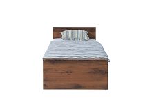 Кровать c металлическим основанием JLOZ 90х200 Индиана Дуб саттер