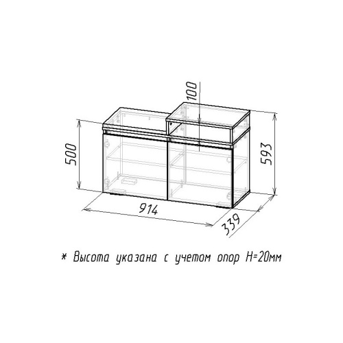 Тумба " ТАЙМ-5" фото 2