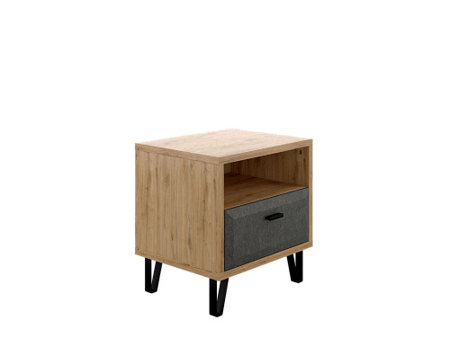 Тумба прикроватная GRACE Дуб Наварра KOM1S фото 2