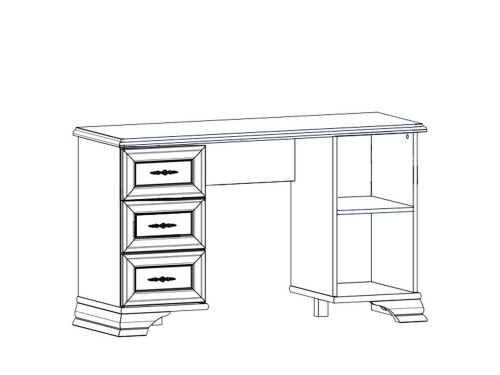 Стол туалетный TOL Kentaki Белый фото 3