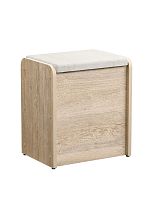 Банкетка “Жасмин” СН-122.12 Дуб крафт белый/шенилл (Глория 22)