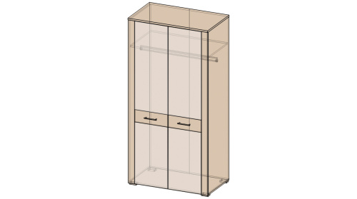 Шкаф для одежды КЛ-003 фото 3