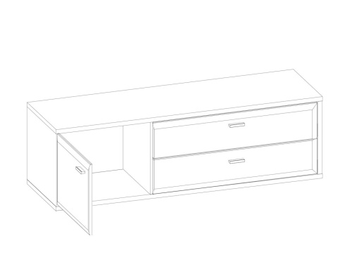 Тумба для ТВ RTV1D2S Grace фото 3