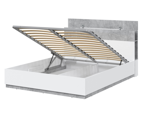 Кровать двойная Quartz QZ-К160 с подъемным механизмом фото 8