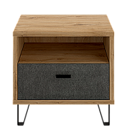 Тумба прикроватная GRACE Дуб Наварра KOM1S