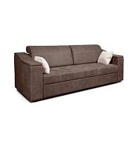   Диван-кровать "Бергамо-3" (Велюр GRAND 3 COCOA1)