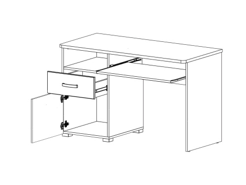 Стол письменный BIU1D1S Malta фото 3