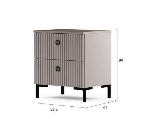 Тумба прикроватная KOM2S Domenica фото 2