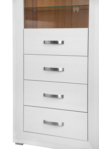 Шкаф витрина с подсветкой REG1W3S Malta фото 4