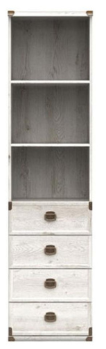 Шкаф витрина JREG 4so/50 Индиана Сосна каньйон