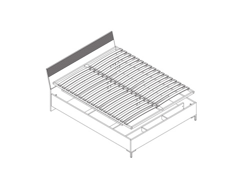 Кровать c гибким основанием LOZ180х200 Domenica фото 2