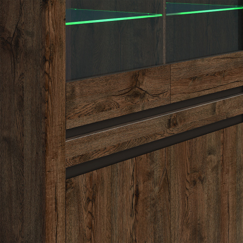 Шкаф  витрина с подсветкой REG2W2D Kada фото 2