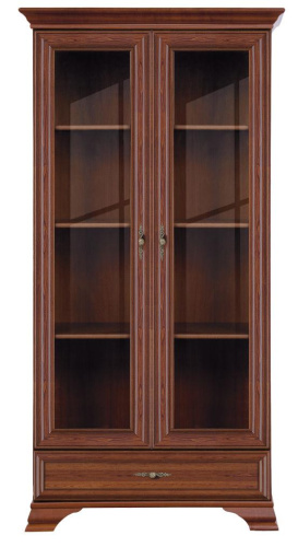 Шкаф витрина REG2W1S Kentaki Каштан