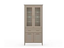 Шкаф витрина с подсветкой REG2W2D1S Classic