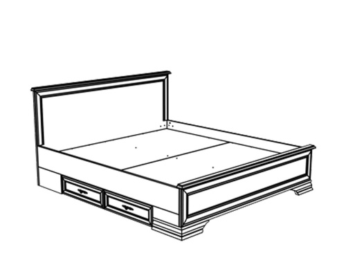 Кровать LOZ180х200 Kentaki Белый фото 4