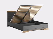 Кровать с подъёмным механизмом LOZ160х200 Marselle Дымчатый алмаз